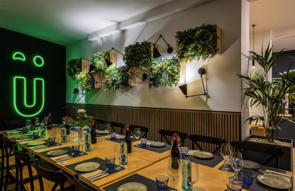 cena de empresa Barcelona sala privada
