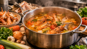 fondo casero para arroz