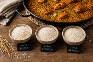 qué arroz usar para paella