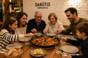 arrocería para familias en Barcelona